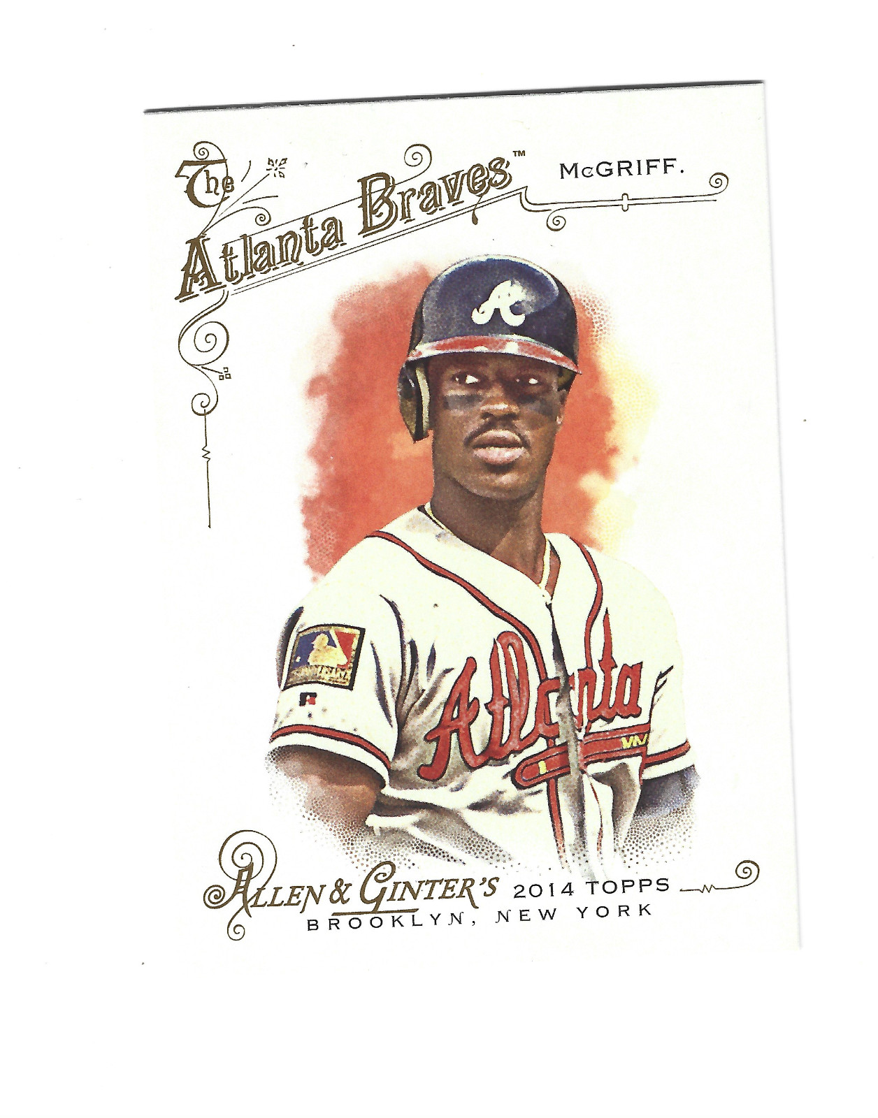 2014 Topps Allen and Ginter #65 Fred McGriff  ATLANTA BRAVES