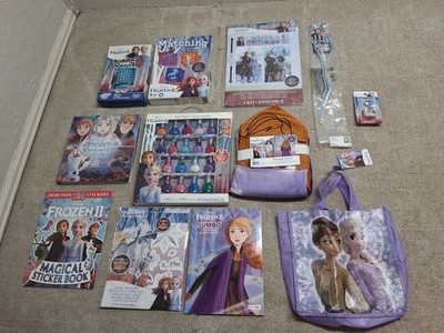 Frozen Storybook Collection Hooded Towel Matching Game Connect 4 Lot Of 12