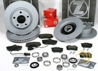 Zimmermann Bremsscheiben Set Ø 280 Mm + Ø 245 Mm Vorne + Hinten FüR Audi A4 [B5]
