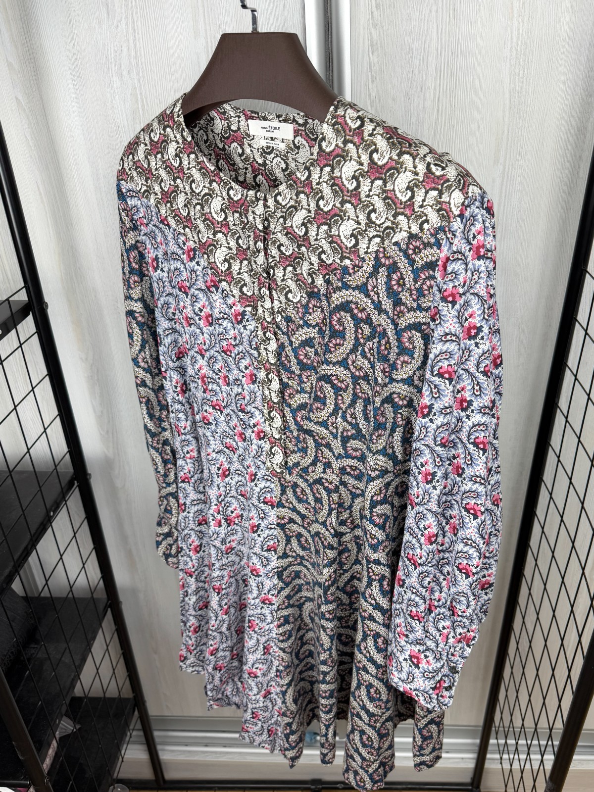 etoile Isabel Marant Lissande patchwork shirt dre… - image 6