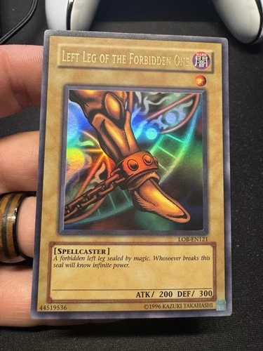 Left Leg Of The Forbidden One Lob-en121 Ultra Rare Worldwide English Edition