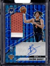 2024-25 Panini Mosaic #RJA-DAD Pacome Dadiet Rookie Jersey Autographs Blue #/49