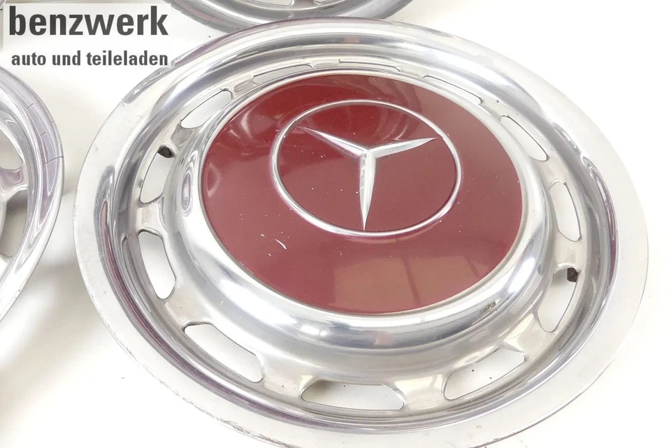 Mercedes W108 W116 W114 W115 W123 4X Radkappe Chrom 14 Zoll ORIGINAL 1154010324✔ - Bild 3 von 4