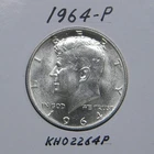 1964-P Kennedy half dollar, 90% silver coin