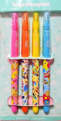 Chip'n Dale FriXion Erasable 4 Marker Felt Pens Tokyo Disney Resort 35th Limited