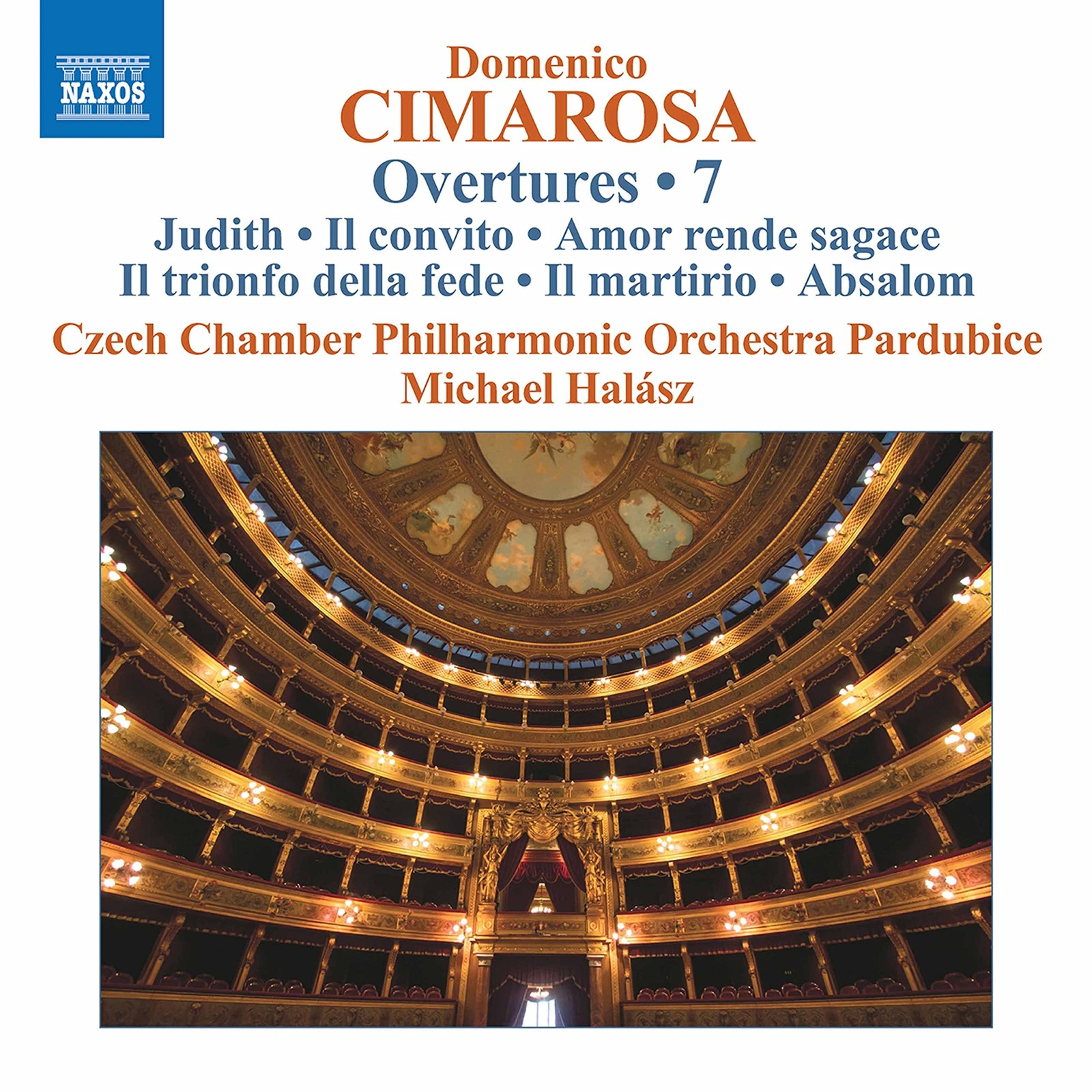 8574103 Cz Chamber Po/Halasz Dominico Cimarosa: Overtures Vol. 7 - Judith, Il