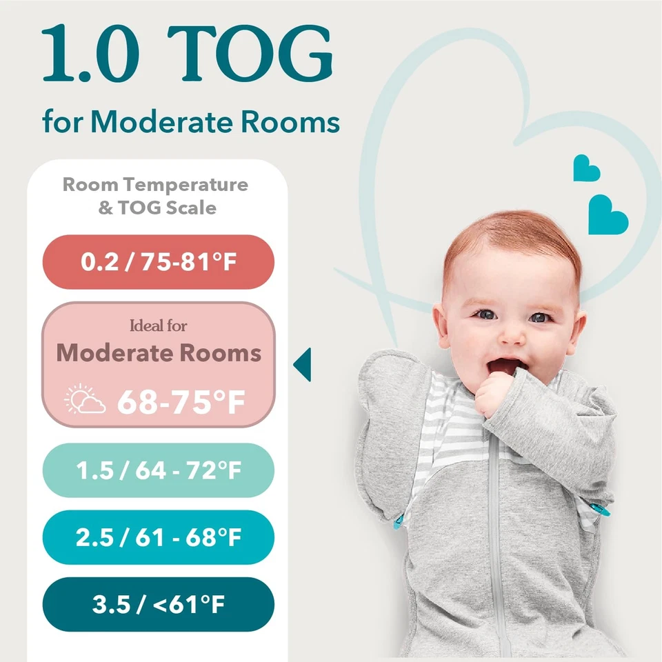 Love to Dream 襁褓,婴儿睡袋,Newbor 自抚襁褓... — 第 4/4 张图片