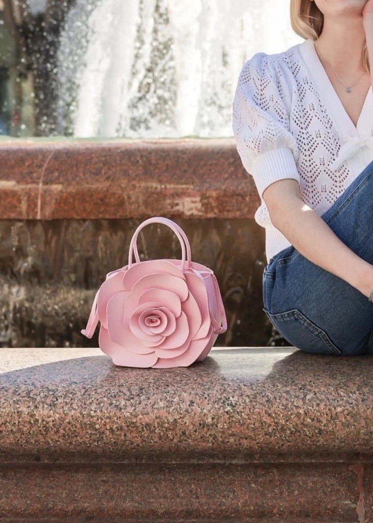 ショルダーバッグ・ポシェット Kate Spade KE577 Flora Rose Crossbody Bag Kate Spade Pink Flora Rose Crossbody Bag NWT KE577 New In