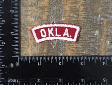 Vintage Oklahoma BSA Boy Scouts RWS Red White...