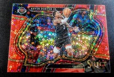 2023 Panini Select - Courtside Kevin Porter Jr. #249 Red Disco Prizm /49