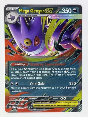 Pokémon TCG - Mega Gengar Ex 56/94 - Phantasmal Flames - Double Rare - NM