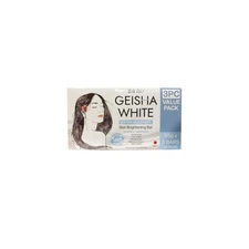 Geisha White Kojic Bar Soap 3x65g with Collagen, Niacinamide & Papaya Milk