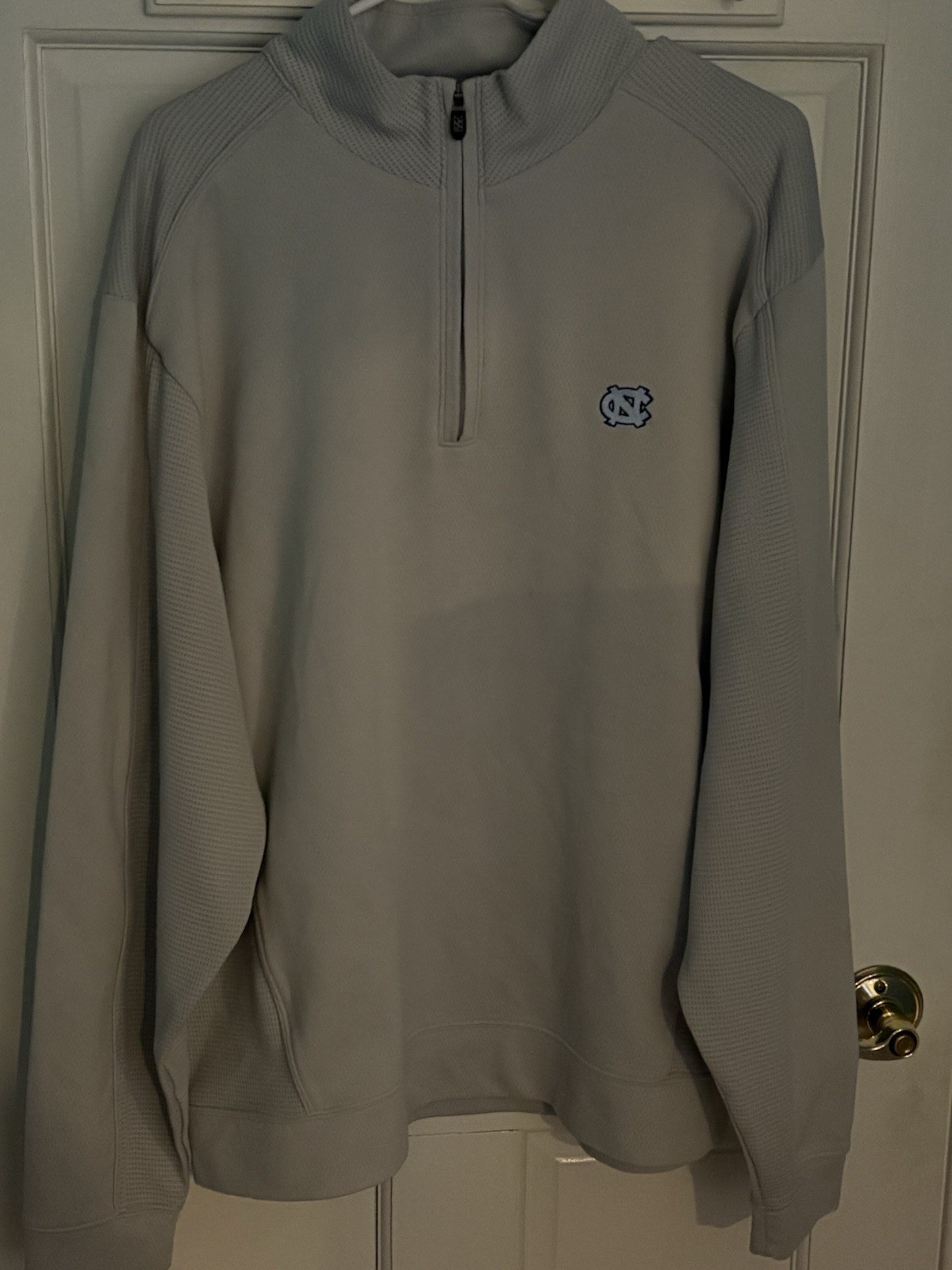 UNC North Carolina Tar Heels Golf Pullover Cutter & Buck 1/4 Zip Mens XXL
