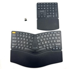 ProtoArc EK04 Wireless Ergonomic Keyboard - With Number Pad And Receiver- Tested