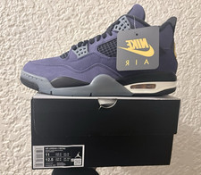 Jordan Air Jordan 4 Retro Purple Gray Black Suede Mid Top FV5029-600