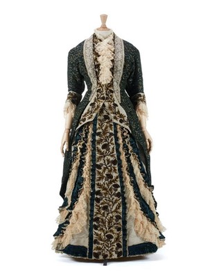 1890s Madame Cosplay Bustle Evening Dress Civil War Southern Belle Ball Gown 