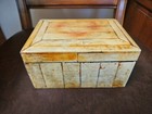  Antique  Art  Scrimshaw Nautical Scenes CIVIL WAR BONE SCRIMSHAW BOX  — photo 1