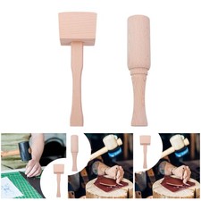 Handhammer aus Holz zum Knacken von Walnussholz f&uuml;r Heimwerkerprojekte