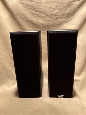 M&K K-7 Bookshelf Satellite Speakers Black Model # K7BK Set. Miller & Kreisel