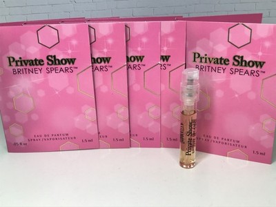 5x Britney Spears PRIVATE SHOW Perfume SAMPLES Vial EDP Spray 0.05 fl oz NEW
