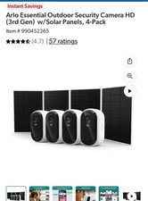 Arlo Essential (3rd Gen) HD Outdoor Security ...