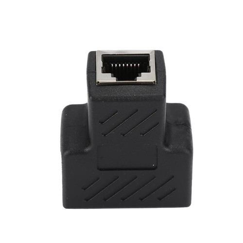 1 To 2 Ways Docking Plug Adapters Network Connector Coupler RJ45 Splitter - Afbeelding 11 van 14