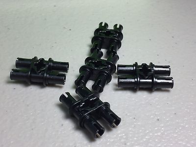 yuu LEGO Black Technic Pin Double Axle Hole Connectors 3l 4 Pins Part