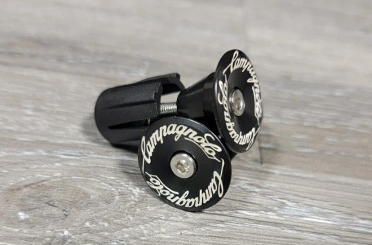 Campagnolo Repop Bicycle Bike Handlebar Bar End Plugs Black Road