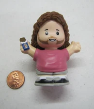 New! Fisher Price Little People Collector Bearded Man W/ Chocolate Bar From Lost