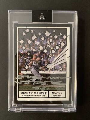 Topps Project 1961 - Mickey Mantle - Joshua Vides - 6/100 Signed Numbered