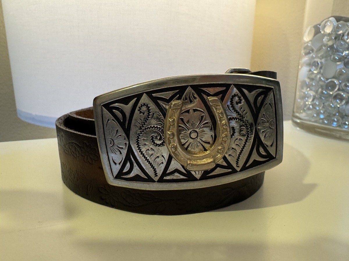 Horseshoe belt buckle western Amazon.com: Western Cowboy Belt Buckle Horseshoe Shape Men  main image 2