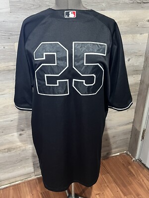 ニューヨーク ヤンキース 2009 MLB ブラック25番 Majestic Authentic Majestic New York Yankees 25 Sz. 54 Black Inaugural