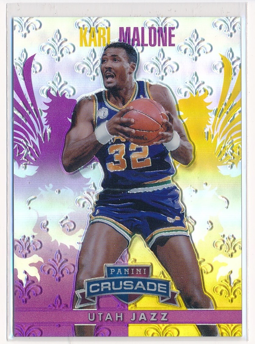 2012-2013 Panini Crusade Purple Basketball /49 Karl Malone #261 HOF Utah Jazz