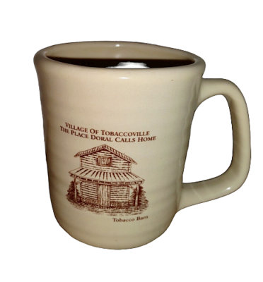 rjr tobacco tobaccoville nc RJ Reynolds Doral Tobaccoville Tobacco Barn North Forsyth Carolina Coffee  Mug