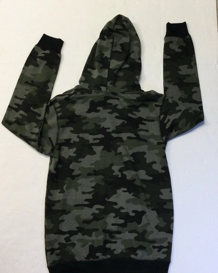 Hollywood the Jean People Camo Print Hoodie, size Med NWT - Image 2 of 4