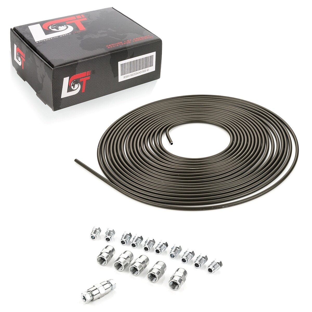 10m Brake Line Steel 4,75mm 10 Screw Fitting 5 Connector for Lancia