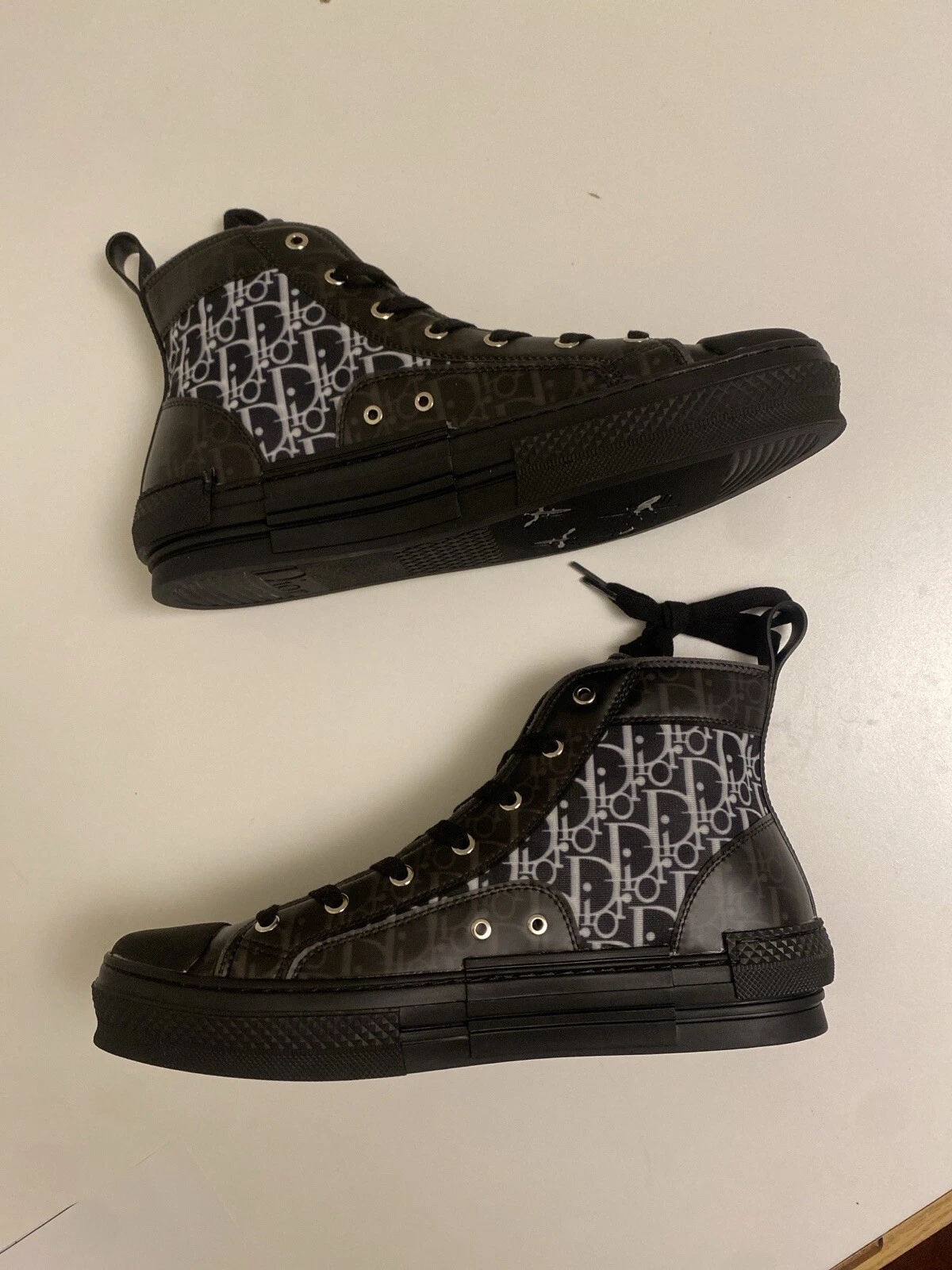 Dior B23 tela alta obliqua nera