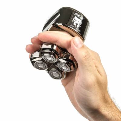 Skull Shaver Pitbull Platinum Pro:Head Shaver for Men - Wet/Dry