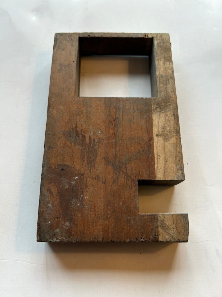 Baseball Player Running to Base Printer's Block Plate Letterpress