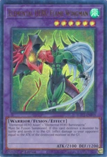 Yu-Gi-Oh Card - HAC1-EN019 - ELEMENTAL HERO FLAME WINGMAN (parallel holo) NM/M