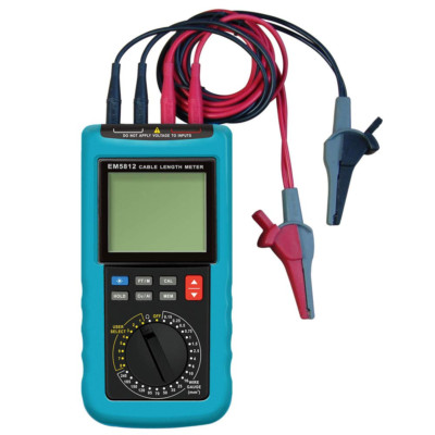 Digital Electric Cable Resistance Tester Cable Wire Length Meter Ohm Resistance 
