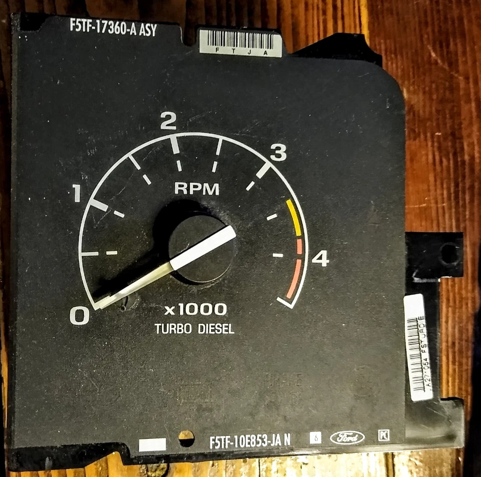 Cuadro de instrumentos Ford Truck serie F Bronco 92-96 velocímetro diésel medidor Foto 3 de 4