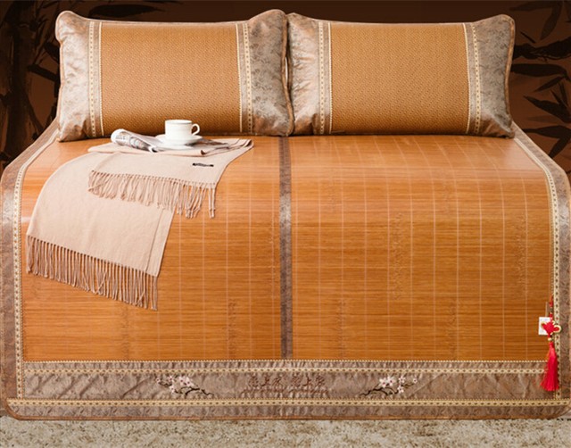 2020 summer cool mat folding bamboo bed mat rattan multisize full