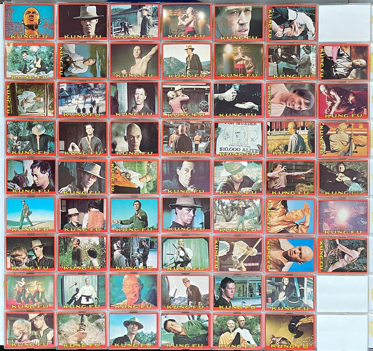 松吉 輝宗 TRiNiDAD COLLECTABLE CARDS 松吉 輝宗 TRiNiDAD COLLECTABLE CARDS 1973 Kung Fu Tv Show Vintage