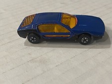Vintage 1969 Matchbox Superfast Lamborghini Marzal No. 20 Lesney England Blue