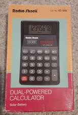 VTG Radio Shack (Cat.No 65-566) - Dual Powered Calculator EC-438 w/ Box & Manual