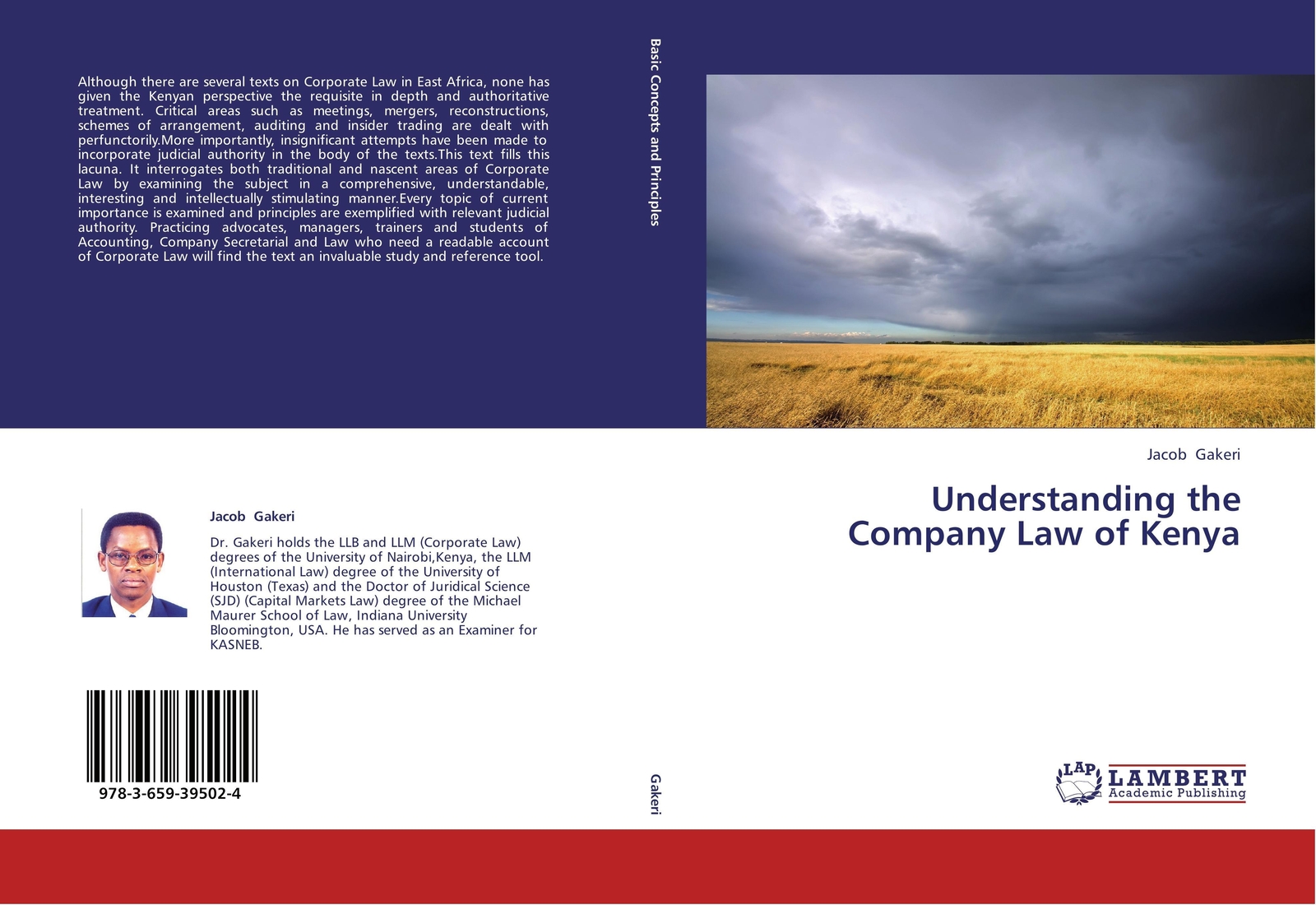 Thumbnail - Jacob Gakeri | Understanding The Company Law Of Kenya | Taschenbuch |