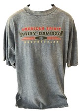 Harley Davidson T-Shirt Men's XXL 2XL Blue Shenandoah H-D Waynesboro Virginia