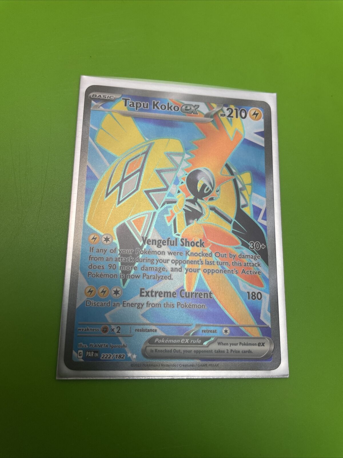 Tapu Koko ex #222/182 Paradox Rift