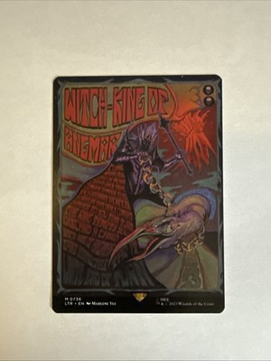 MTG | Witch-king of Angmar V3 | LORD OF THE RINGS | NM | EN | POSTER SHOWCASE